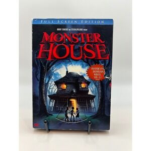 Monster House Full Screen Edition DVD Movie Robert Zemeckis Steven Spielberg